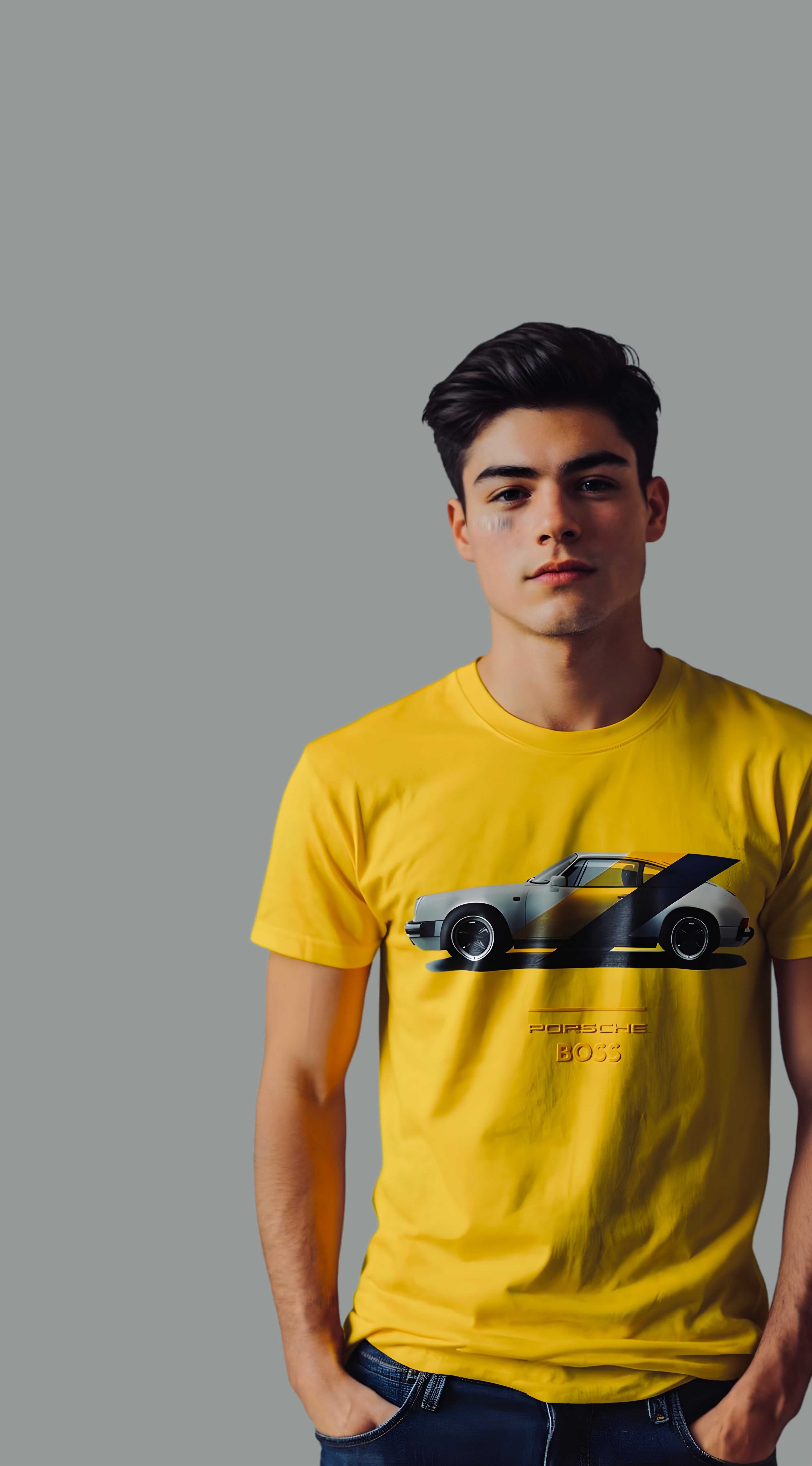 Playera Boss x Porsche