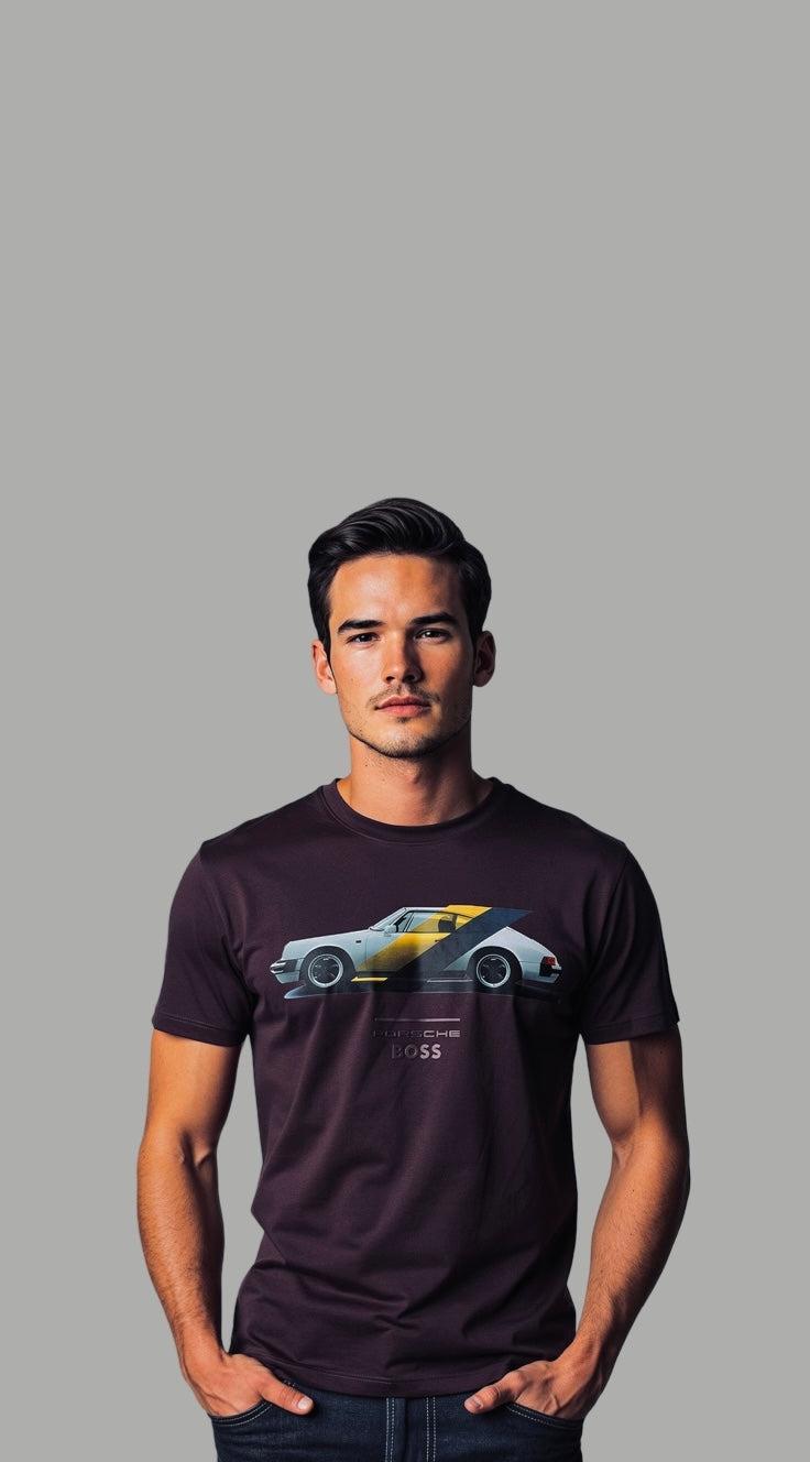Playera Boss x Porsche